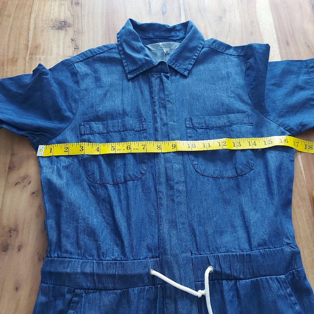 On S’en Fout des Garçons Blue Cotton Jumpsuit – Size 12 - Picture 11 of 16